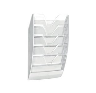 CEP Wall File 5-Part White/Crystal