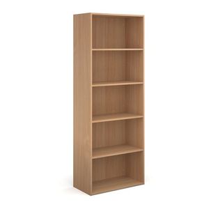 Contract bookcase with shelves