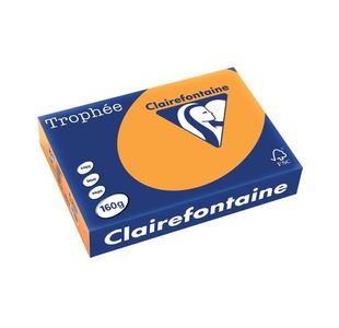 Trophee Card A4 160gm Orange Pk250