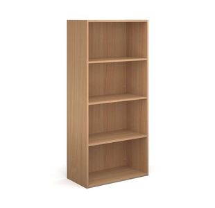 Contract bookcase with shelves