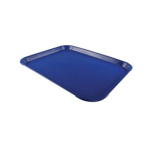 Tea Tray Plain Blue