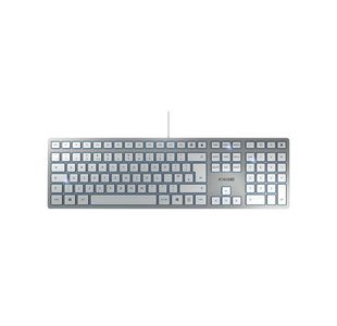 Cherry KC 6000 Wired Kbrd Wht/Silver