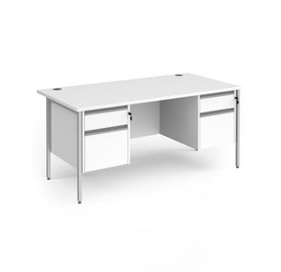 Contract 25 H-Frame desk 2&2d ped