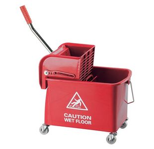 Contico Mobile Mop Bucket 20Lt Red