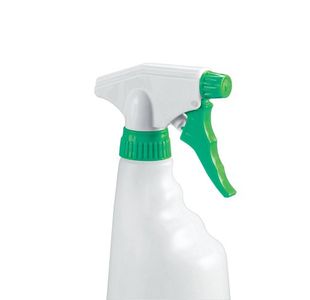 2Work Grn Trigger Spray Bottles Pk4