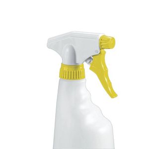 2Work Yllw Trigger Spray Bottles Pk4