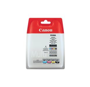 Canon CLI-581 Inkjet Cart Mltpk CMYK