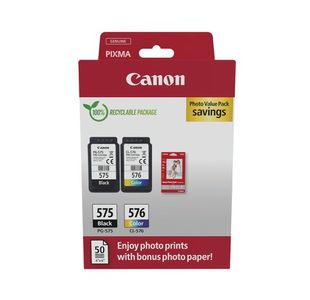 Canon PG-575/CL-576 Cart+Ppr Blk/Col