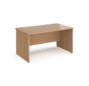 Contract 25 panel leg straight desk