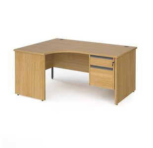 Contract 25 panel leg LH erg desk 2d ped