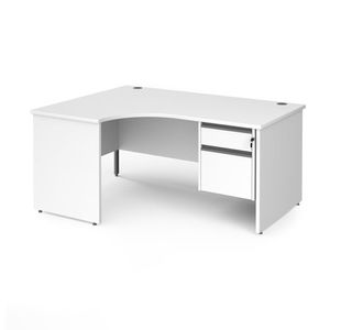 Contract 25 panel leg LH erg desk 2d ped