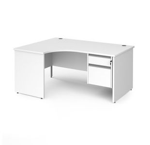 Contract 25 panel leg LH erg desk 2d ped