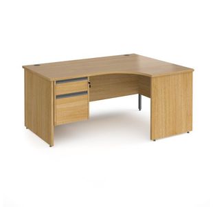 Contract 25 panel leg RH erg desk 2d ped