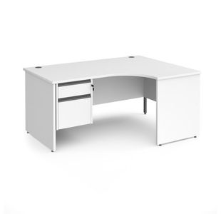 Contract 25 panel leg RH erg desk 2d ped