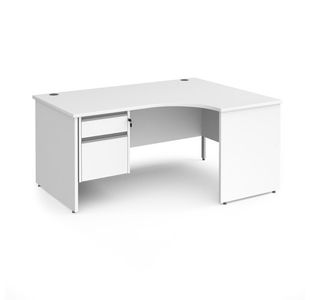 Contract 25 panel leg RH erg desk 2d ped