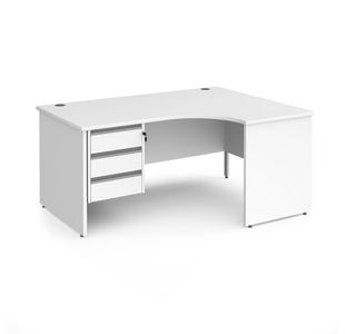 Contract 25 panel leg RH erg desk 3d ped