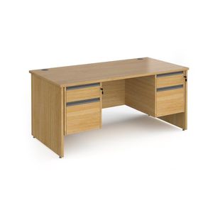 Contract 25 panel straight desk 2&2d ped