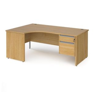 Contract 25 panel leg LH erg desk 2d ped