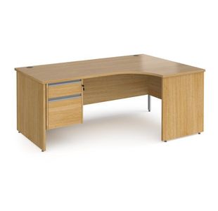 Contract 25 panel leg RH erg desk 2d ped