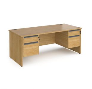 Contract 25 panel straight desk 2&2d ped