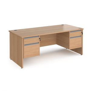 Contract 25 panel straight desk 2&2d ped