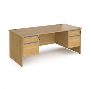 Contract 25 panel straight desk 2&2d ped