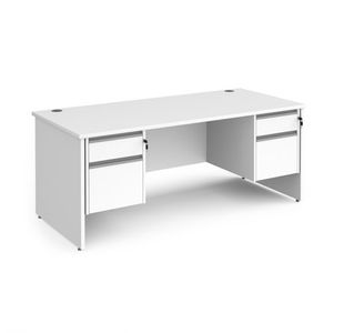 Contract 25 panel straight desk 2&2d ped