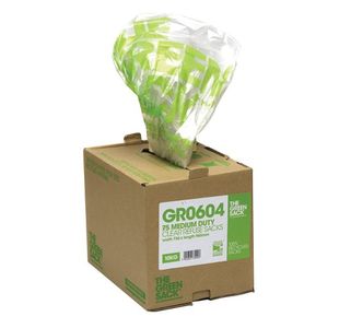 Greensack Clear Sack/Disp Box Pk75