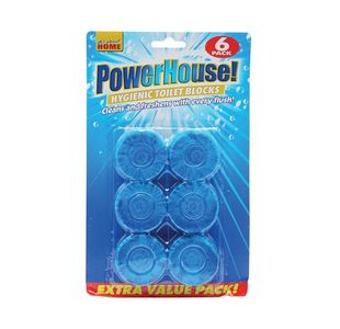 Power House Hygien WC Blocks Blu Pk6