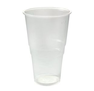 Plastic Pint Glass Clear Vplfg617