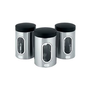 CPD Kitchen Canister Set 3 S/Steel