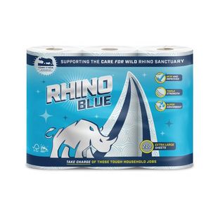 Rhino Kitchen Roll 3Ply 70Sh Wht Pk3