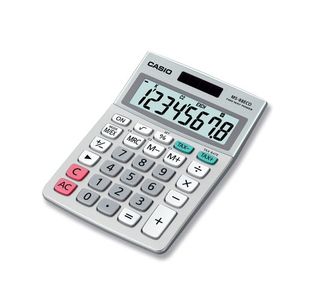 Casio MS-88ECO 8 Digit Tax Calc Grey