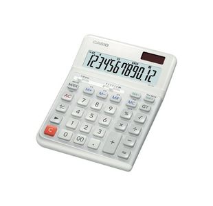 Casio DE-12E 12 Digit Erg Calc White