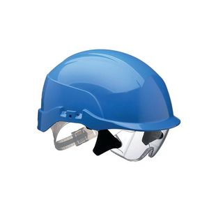 Spectrum Blue Helmet C/W Eye Shield