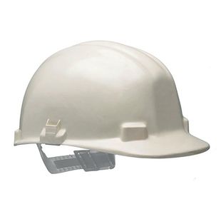 Vulcan Slip Ratchet Saf Helmet White