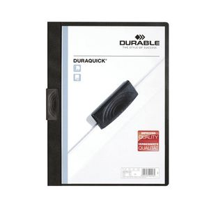 Durable DURAQUICK Folder A4 Blk Pk20