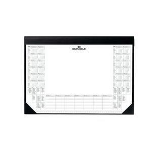 Durable Calendar Dsk Mat 590x420 Blk