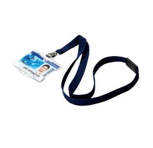 Durable Mid.Blue Lanyard/Snap Hook 15Mm