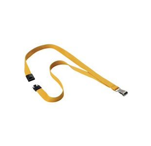 Durable 15Mm Ochre Txt Lanyard/Snap Hook