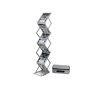 Deflecto 6 Shelf Folding Floor Stand