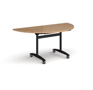 Semi circ deluxe fliptop meeting table