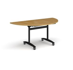 Semi circ deluxe fliptop meeting table