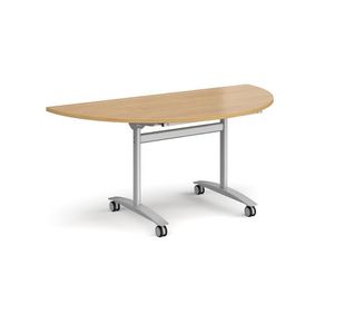 Semi circ deluxe fliptop meeting table