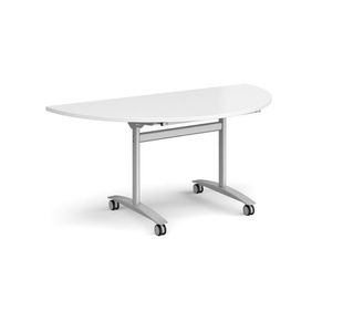 Semi circ deluxe fliptop meeting table