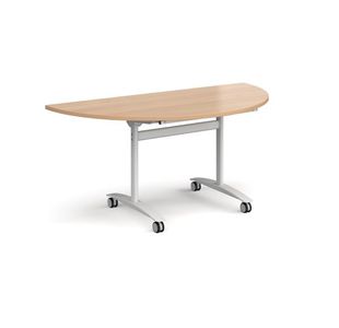 Semi circ deluxe fliptop meeting table