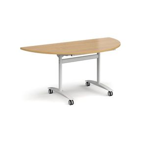 Semi circ deluxe fliptop meeting table