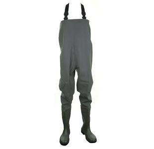 Dunlop Pvc Chest Wader Green 11