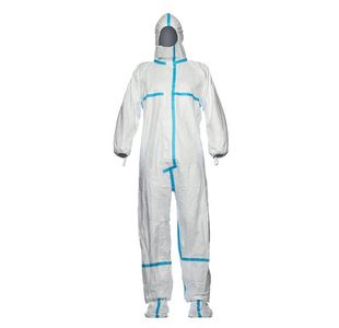 Tyvek 600 Coverall+ W/Socks Wht M