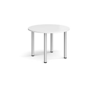 Circular radial leg meeting table